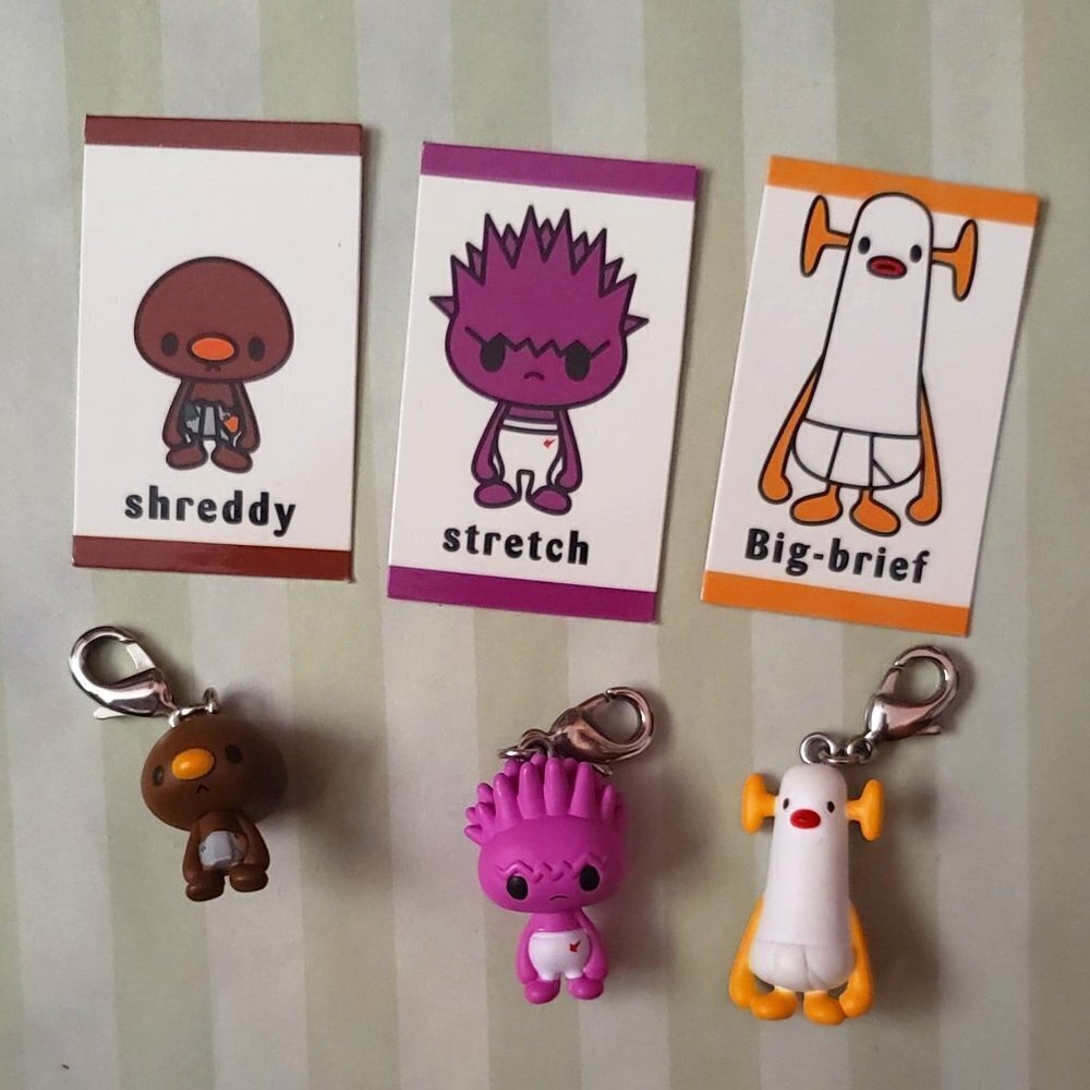 KIDROBOT Devil Robots - Briefs Zipper Pulls